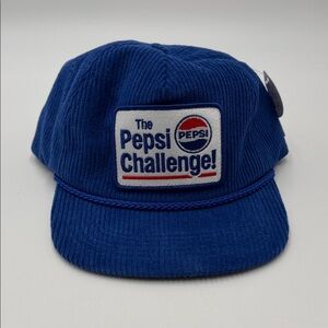 Pepsi Corduroy Baseball Cap Adjustable